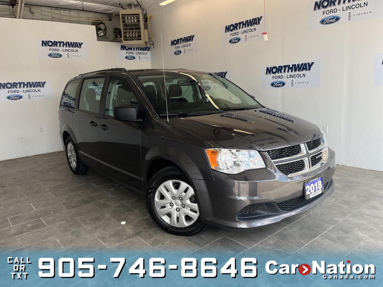 Used 2018 Dodge Grand Caravan STOW N GO | DUAL SLIDING DOORS | REAR CAM | 7 PASS for sale in Brantford, ON