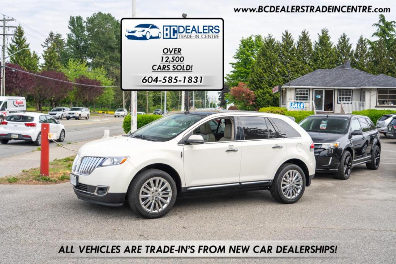 Used 2012 Lincoln MKX AWD, Only 130,000 kms, Sunroof, Navi, Leather, Heated Wheel for sale in Surrey, BC