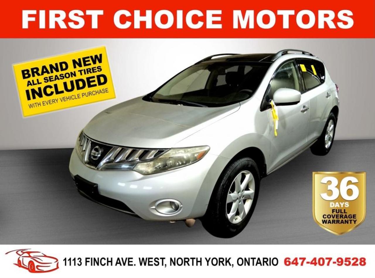 Used 2009 Nissan Murano SL ~AUTOMATIC, FULLY CERTIFIED WITH WARRANTY!!!~ for sale in North York, ON