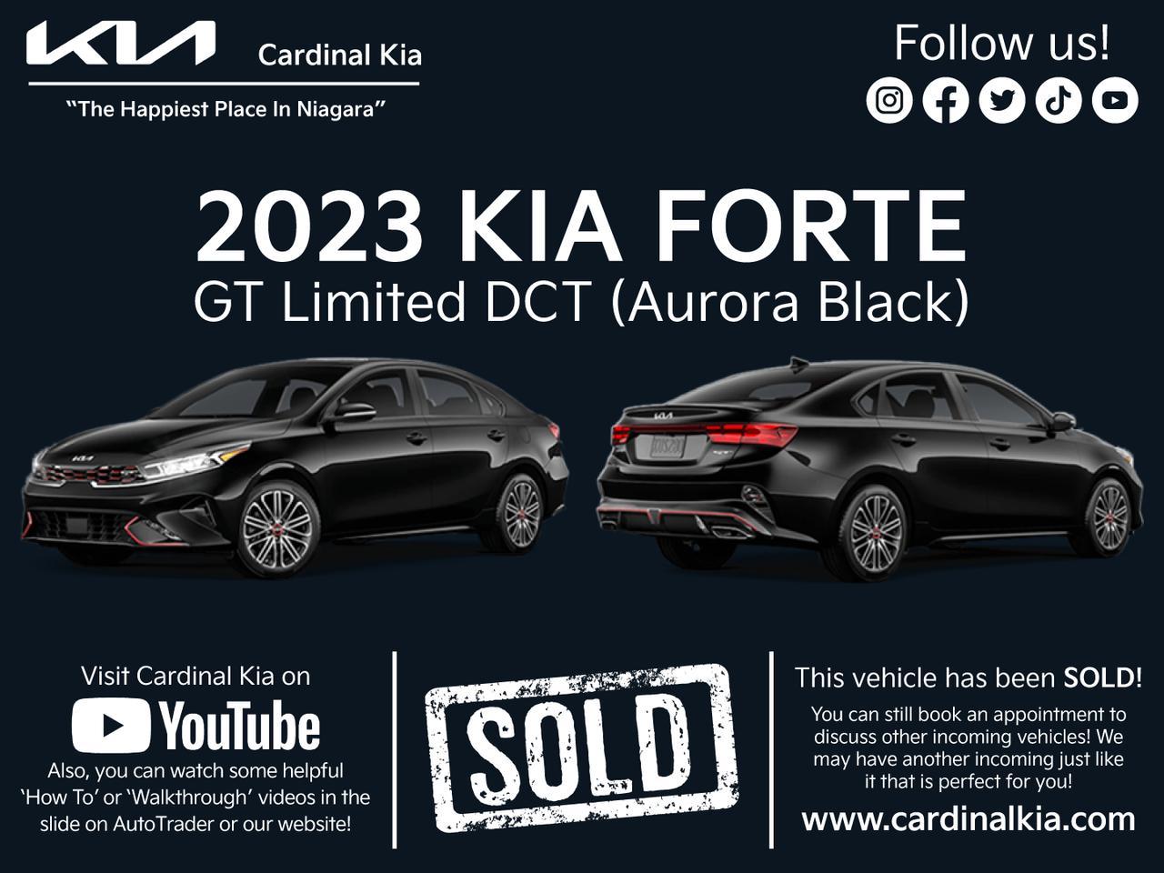 New 2023 Kia Forte GT Limited DCT for sale in Niagara Falls, ON
