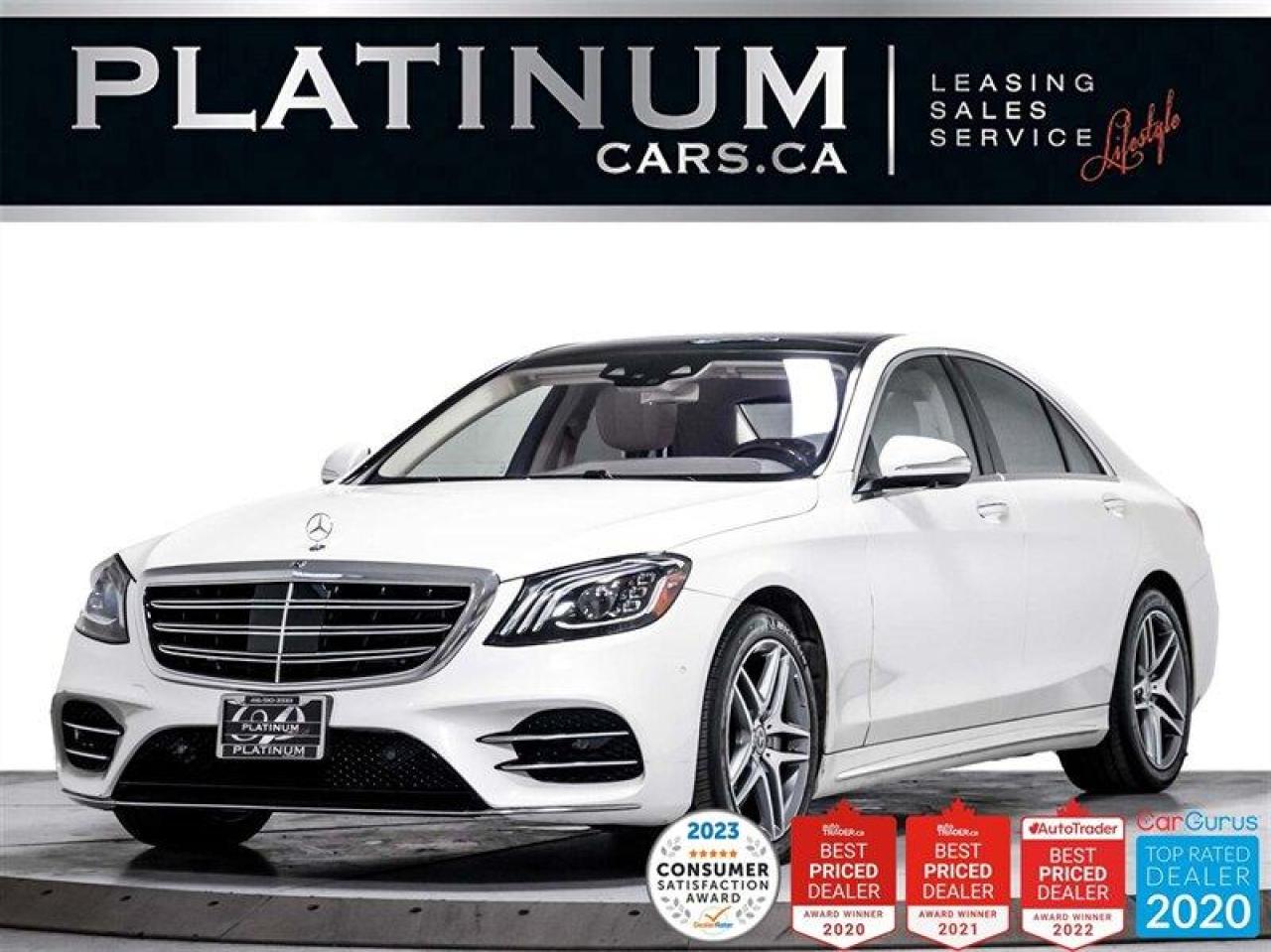 Used 2019 Mercedes-Benz S-Class S560 4MATIC, AWD, 463HP, V8, NAV, CAM, BURMESTER for sale in Toronto, ON