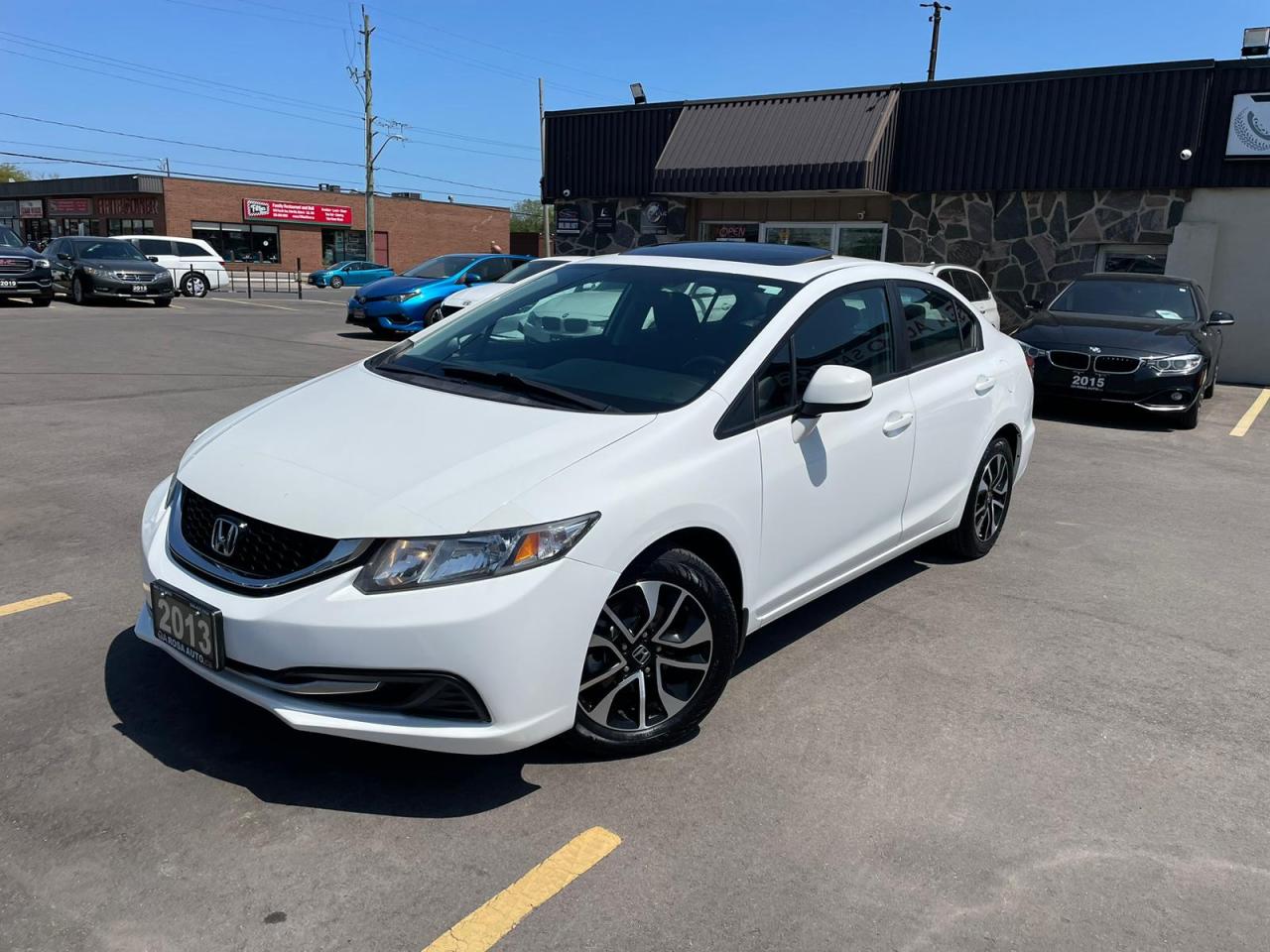 2013 Honda Civic 4dr Auto EX SUNROOF CAMERA B-TOOTH NEW BRAKES - Photo #1