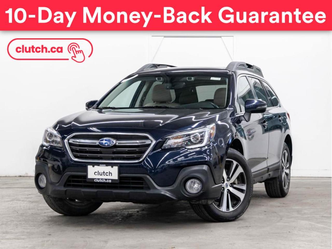 Used 2018 Subaru Outback 3.6 R Limited AWD w/ EyeSight Pkg w/ Apple CarPlay & Android Auto, Sunroof, Nav for sale in Toronto, ON