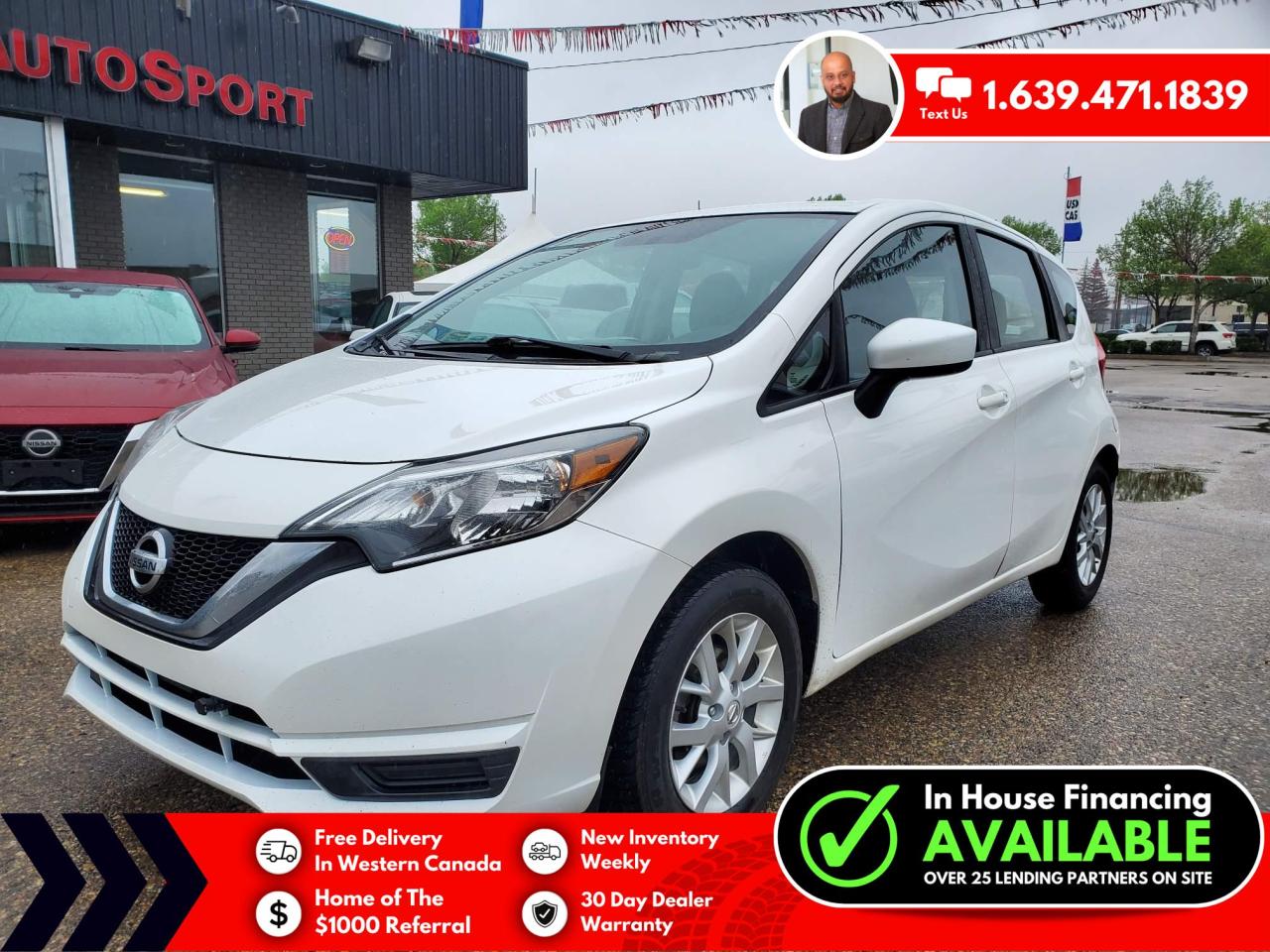 Used 2018 Nissan Versa Note 1.6 SV NISSAN VERSA SV!!  SAVE ON FUEL for sale in Saskatoon, SK