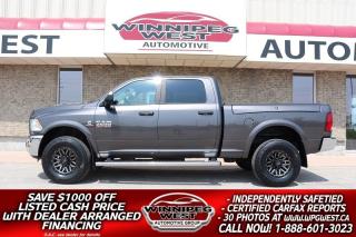 Used 2017 RAM 2500 OUTDOORSMAN CREW, LOADED, LOW KM, SHARP, LIKE NEW for sale in Headingley, MB