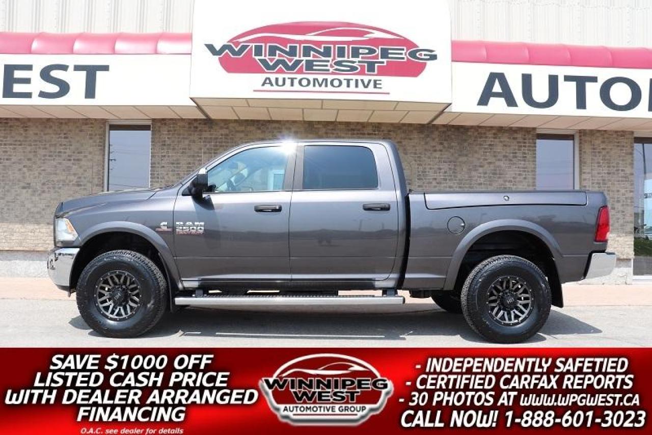 Used 2017 Dodge Ram 2500 OUTDOORSMAN CREW, LOADED, LOW KM, SHARP, LIKE NEW for sale in Headingley, MB