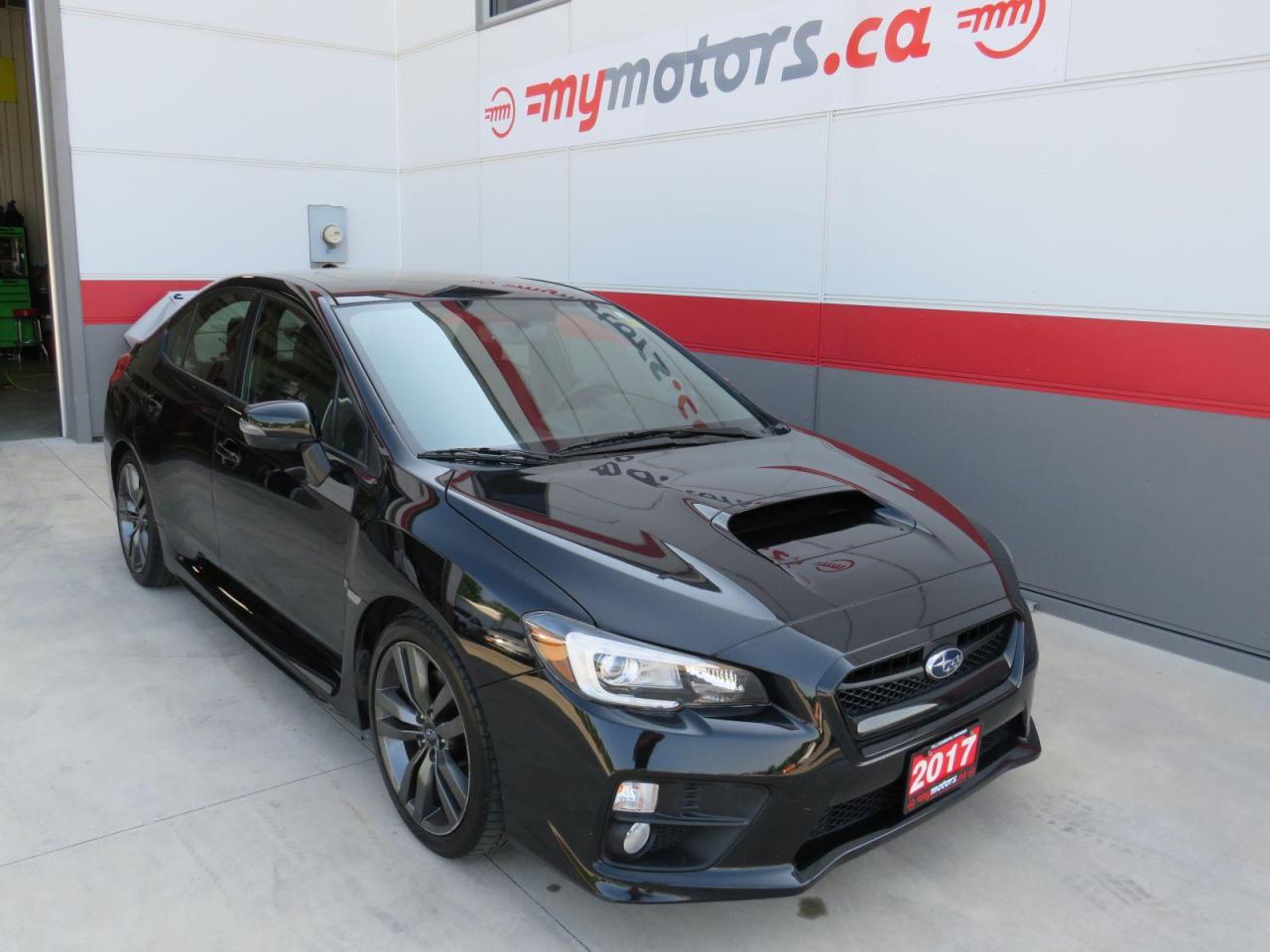 Used 2017 Subaru WRX Sport-tech ( **AWD**ALLOY WHEELS** FOG LIGHTS** HOOD SCOOP**LEATHER SEATS** POWER DRIVERS SEAT**SPORT PEDALS**POWER SUNROOF**BLIND SPOT MONITOR**AUTO CLIMATE CONTROL**NAVIGATION**HEATED SEATS** BACKUP CAMERA**) for sale in Tillsonburg, ON