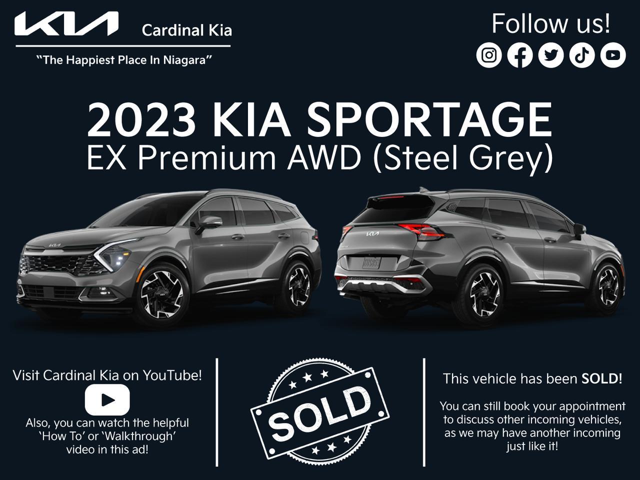 New 2023 Kia Sportage EX Premium for sale in Niagara Falls, ON