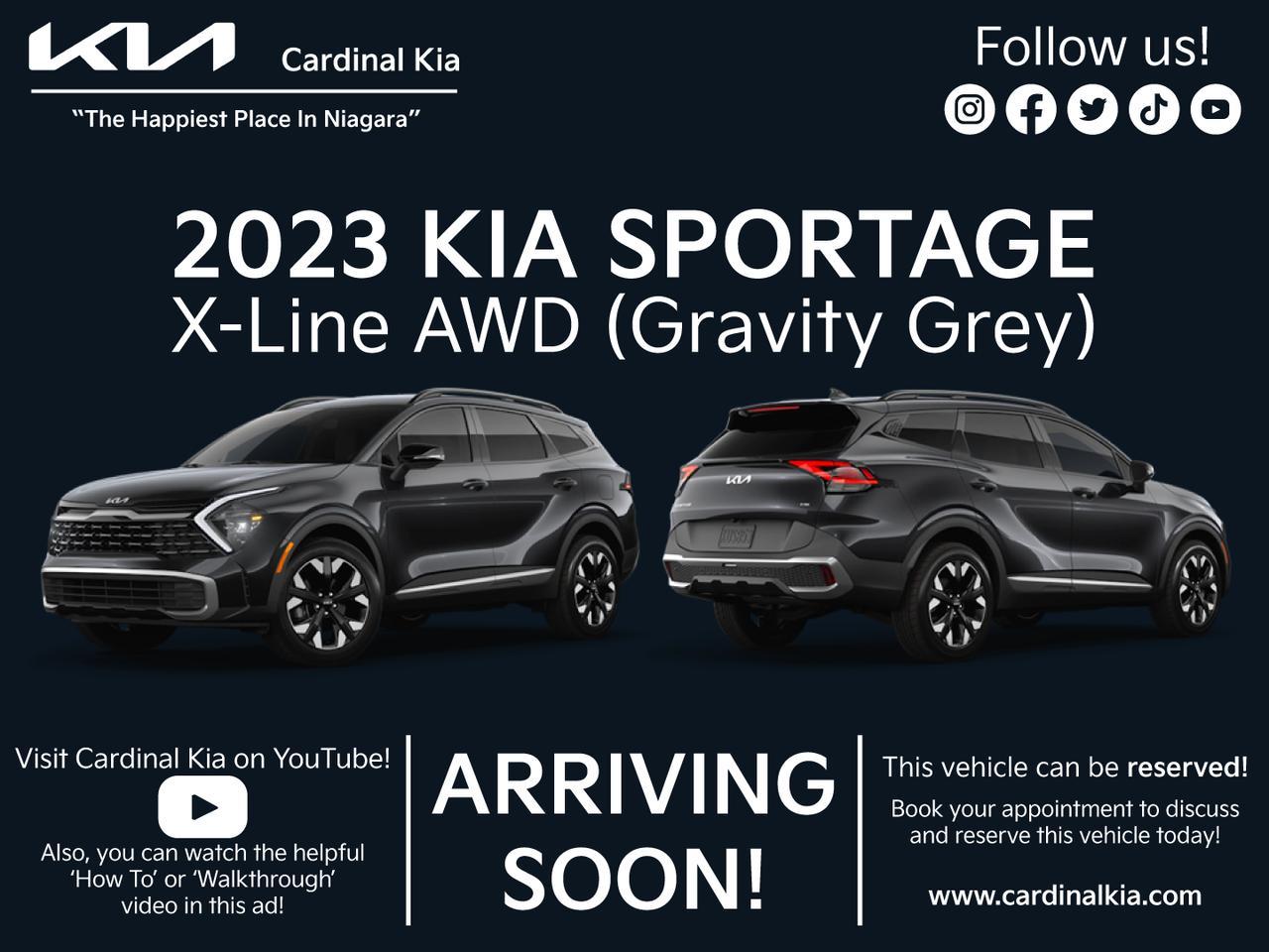 New 2023 Kia Sportage X-Line for sale in Niagara Falls, ON