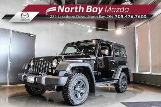 Used 2014 Jeep Wrangler Sport 4X4 - Manual - Cruise Control - Bluetooth for sale in North Bay, ON