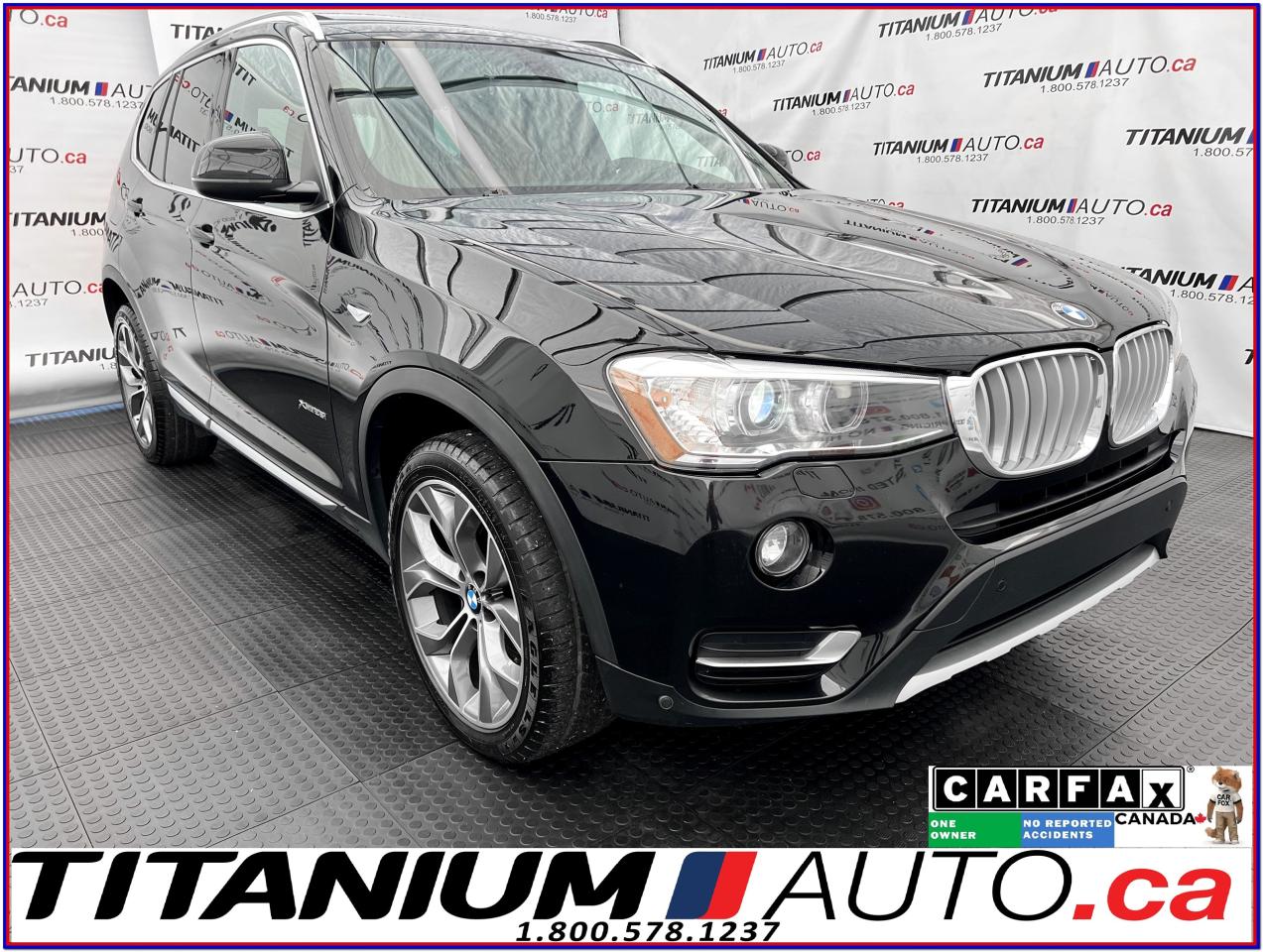 Used 2017 BMW X3 GPS-Pano Roof-Camera-Brown Leather-LED-Park Sensor for sale in London, ON