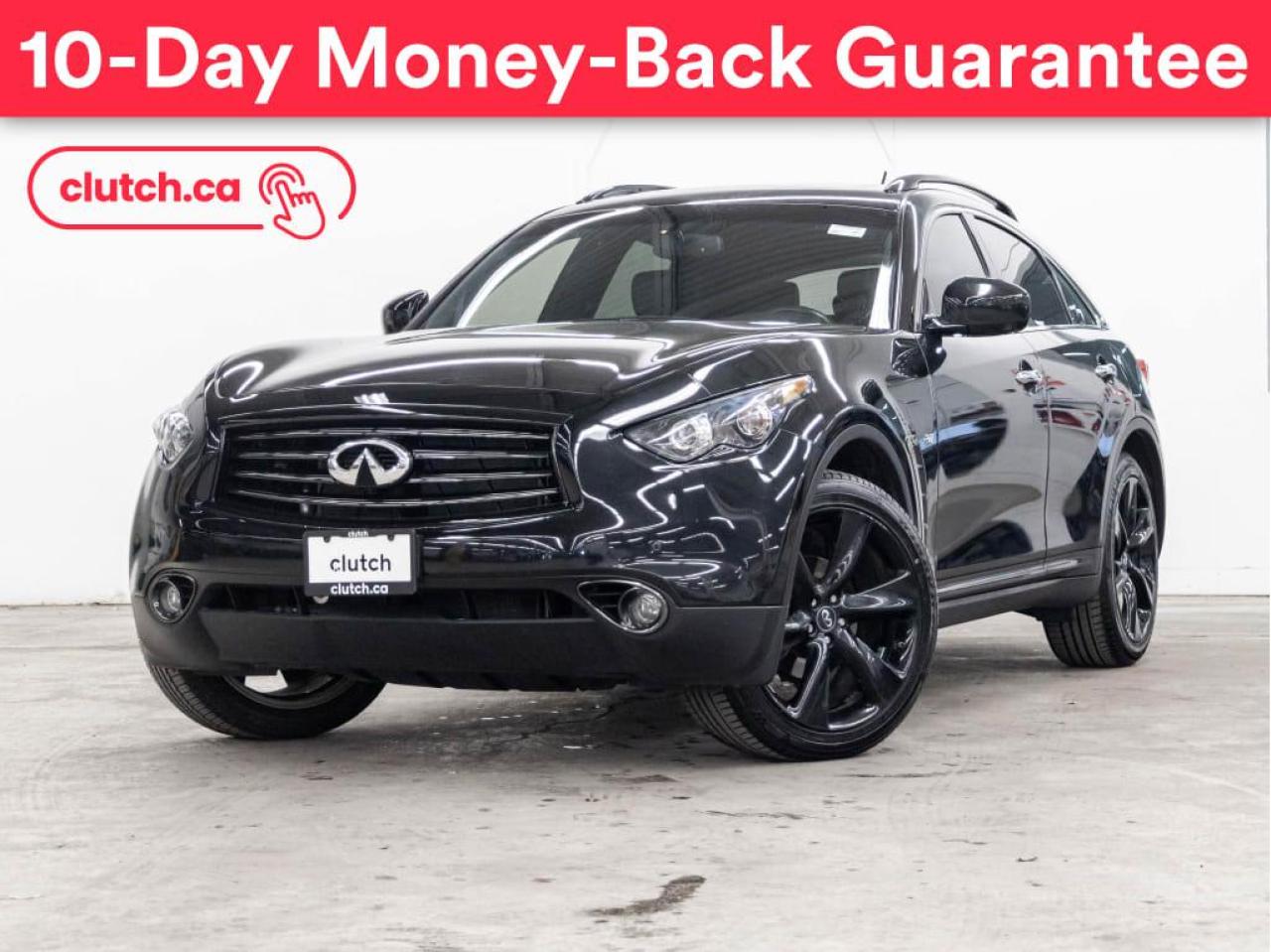 Used 2016 Infiniti QX70 AWD Sport w/ Bluetooth, Backup Camera, Navigation for sale in Toronto, ON
