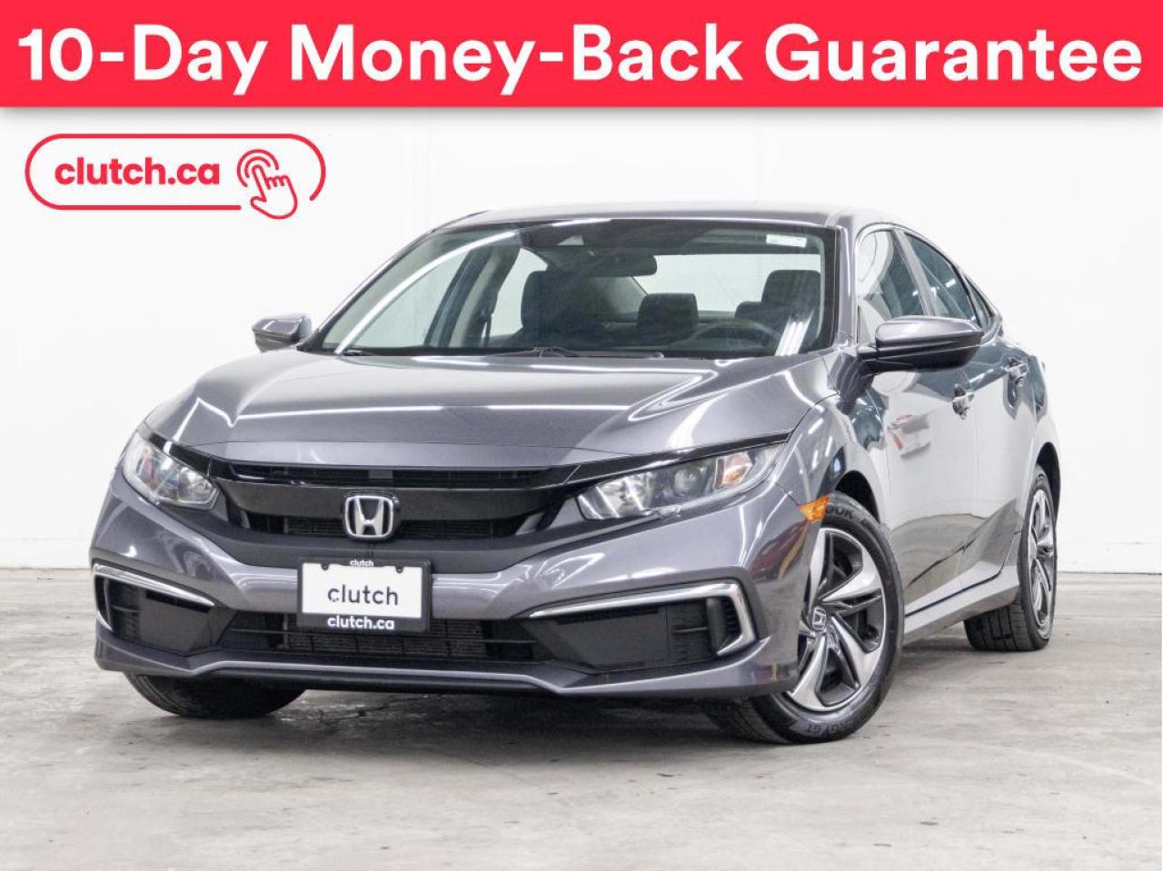 Used 2020 Honda Civic Sedan LX w/ Adaptive Cruise, Apple CarPlay & Android Auto for sale in Toronto, ON