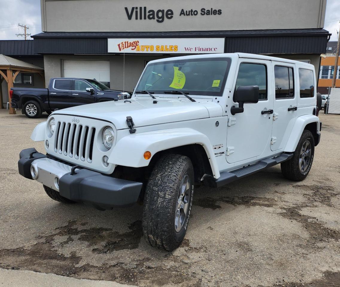 Used 2018 Jeep Wrangler JK Unlimited Sahara NAVIGATION, 4X4, LEATHER INTERIOR, HEATED SEATS, ALPINE SPEAKERS for sale in Saskatoon, SK