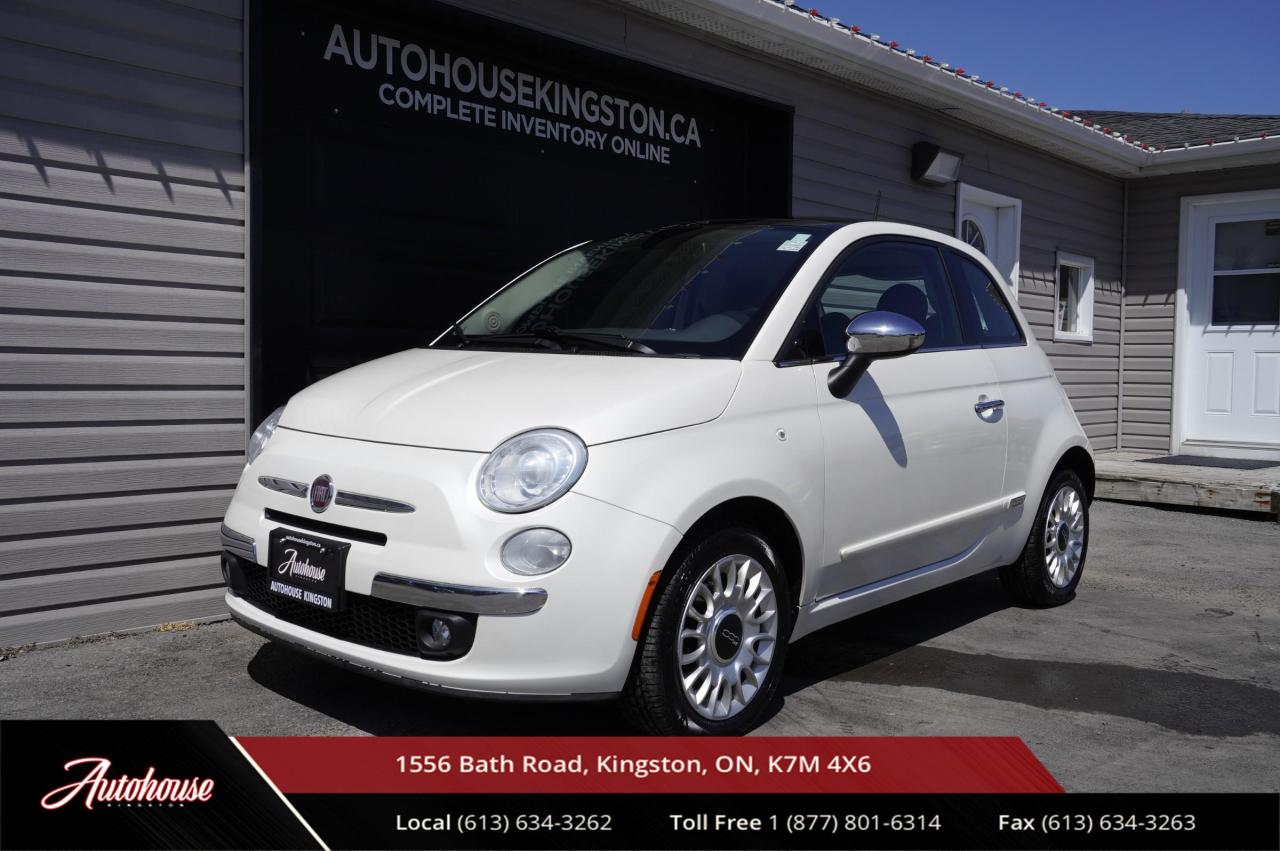 Used 2015 Fiat 500 Lounge SUNROOF - LEATHER - HEATED SEATS for sale in Kingston, ON