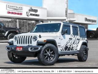 Used 2018 Jeep Wrangler 4DR SAHARA | UPGRADED TIRES AND RIMS for sale in Simcoe, ON