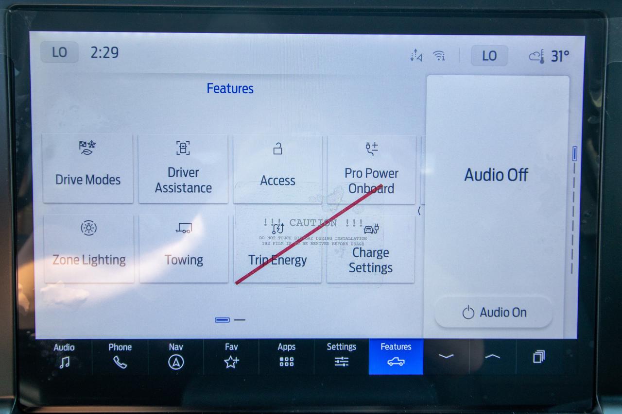 new 2025 Ford F-150 Lightning car, priced at $66,110