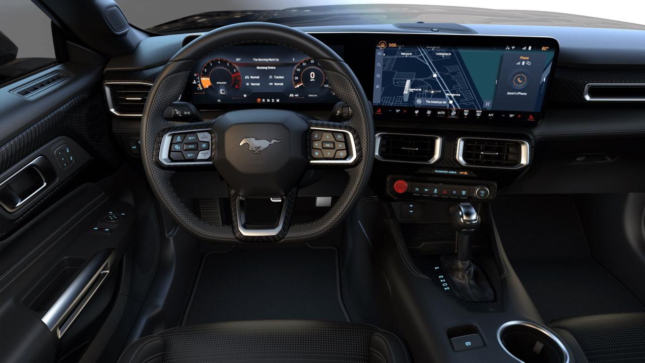 new 2025 Ford Mustang car, priced at $53,370